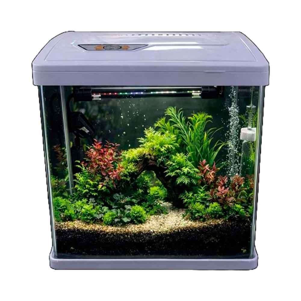 Makro Bombeli İthal Akvaryum Seti Beyaz 23,8 Cm 16,1 x 26,5 Cm 8690000000838 Amazon Pet Center