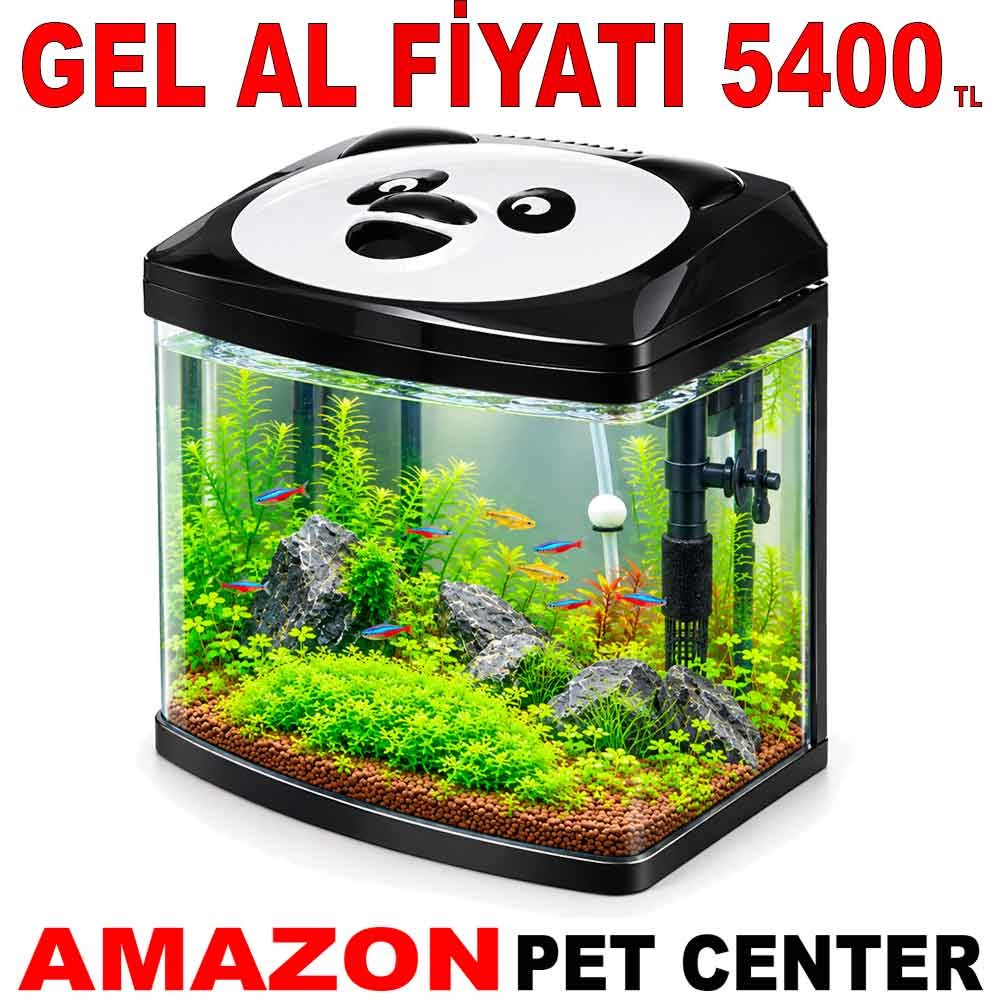 Makro Panda Akvaryum Siyah 38 x 26 x 45 Cm Gel Al 35015086 Amazon Pet Center