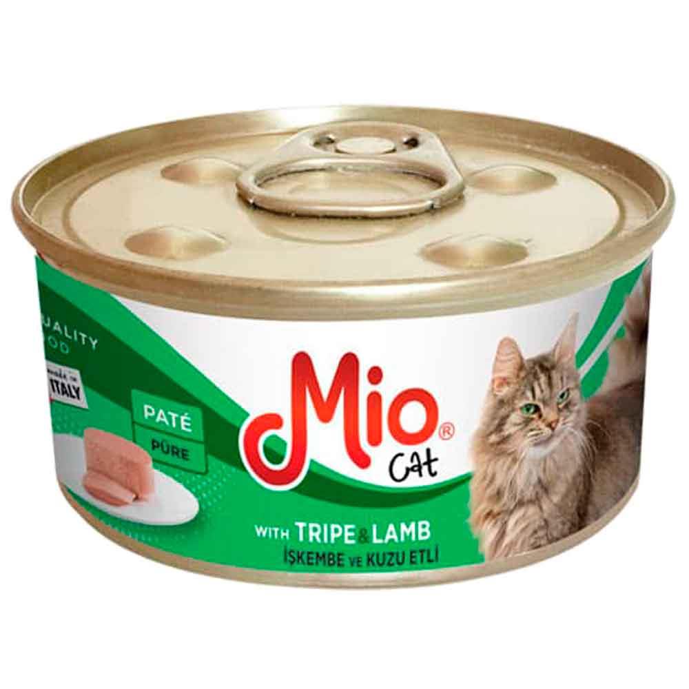 Mio İşkembe ve Kuzulu Yetişkin Kedi Konservesi 85 Gr 8680067146075 Amazon Pet Center