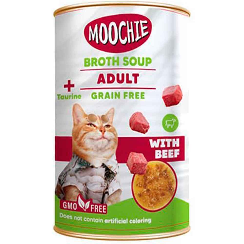 Moochie Dana Etli Tahılsız Yetişkin Kedi Çorbası 135 ml 8859710205678 Amazon Pet Center