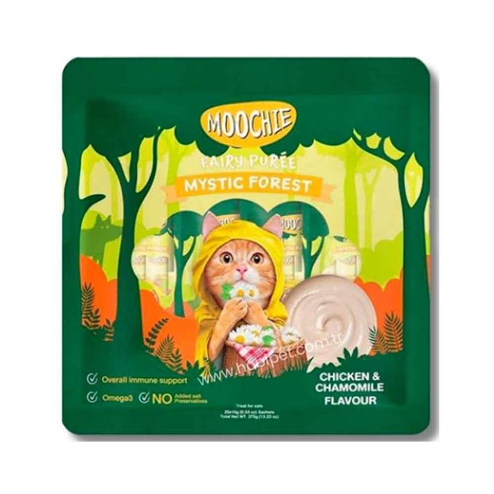 Moochie Kedi Ödülü Tavuk ve Papatya Aromalı Krema 25 x 15 Gr 8859710202851 Amazon Pet Center