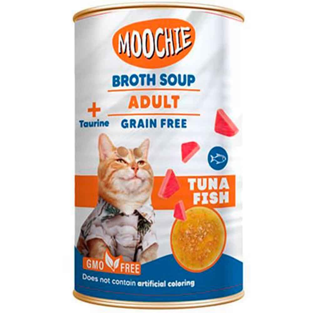 Moochie Ton Balıklı Tahılsız Yetişkin Kedi Çorbası 135 ml 8859710205654 Amazon Pet Center