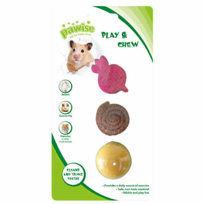 Pawise Ahşap Yenilebilir Kemirgen Oyuncağı No:2 8886467591228 Pawise Hamster Oyuncakları Amazon Pet Center