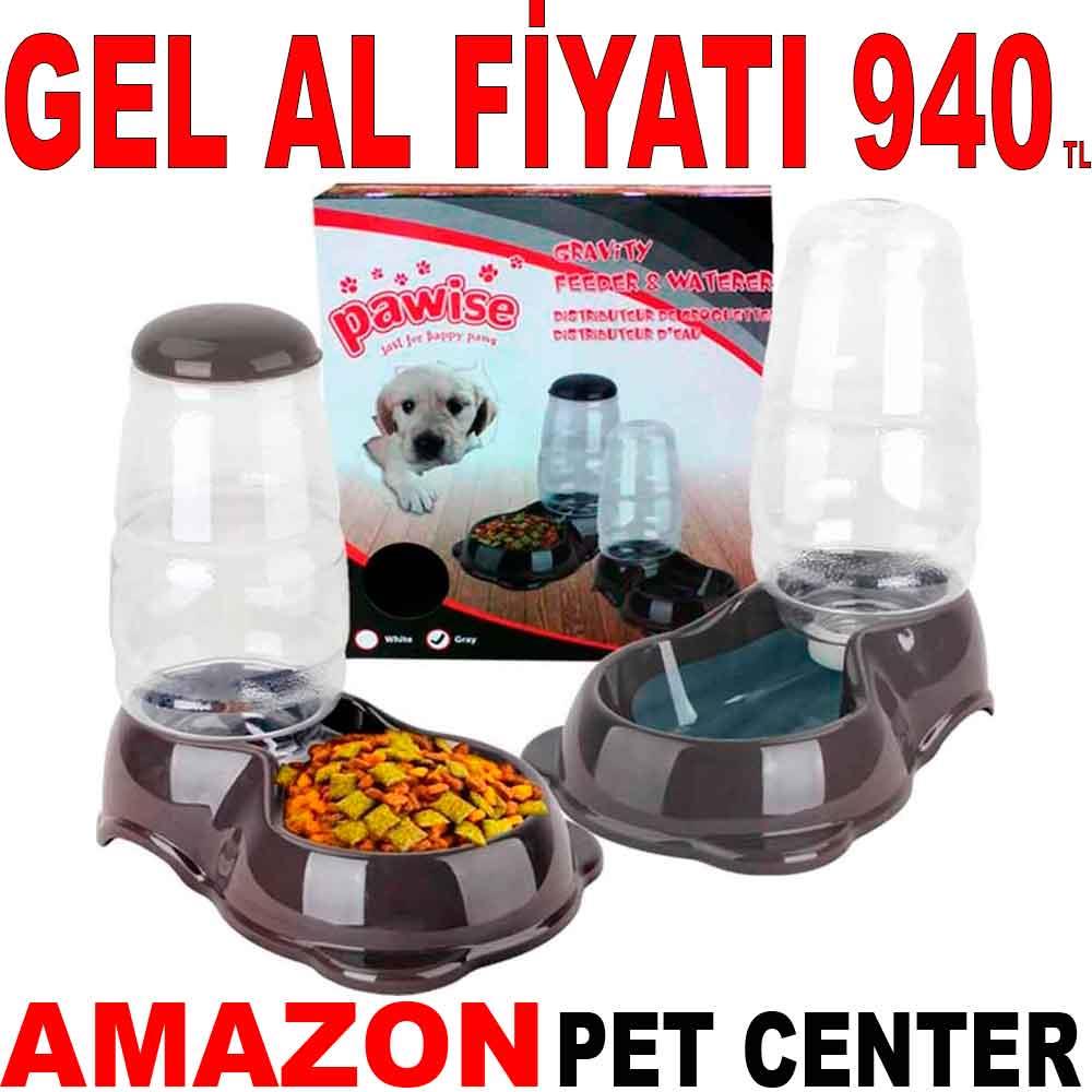 Pawise Gravity Mama ve Su Kabı 2,65 Lt 18669008 Amazon Pet Center