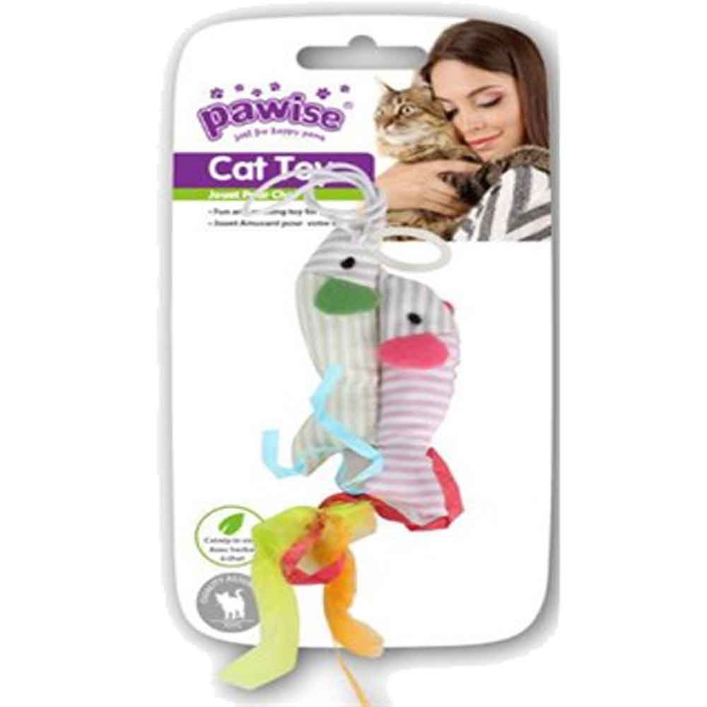 Pawıse İkiz Balık Kedi Oyuncağı 8886467581717 Pawise Kedi Oyuncakları Amazon Pet Center