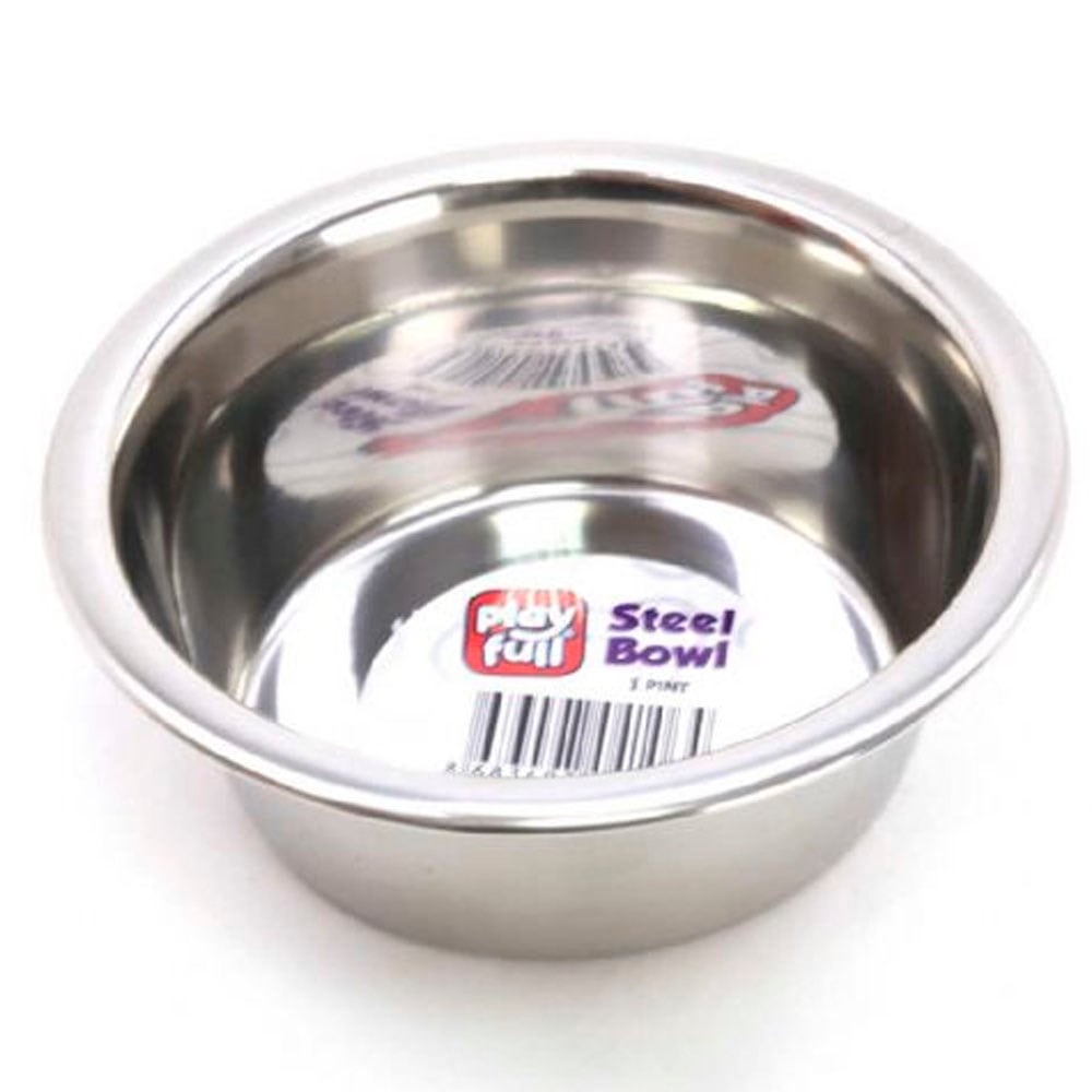 Playfull Derin Çelik Mama ve Su Kabı 1 Pint PFMK-4106 8683497041064 Amazon Pet Center