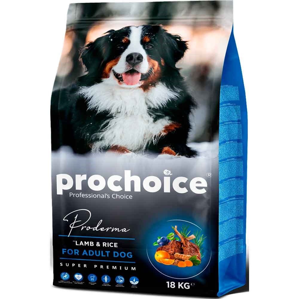 Pro Choice Proderma Lamb Kuzu Etli Köpek Maması 18 Kg 8681465601135 Amazon Pet Center