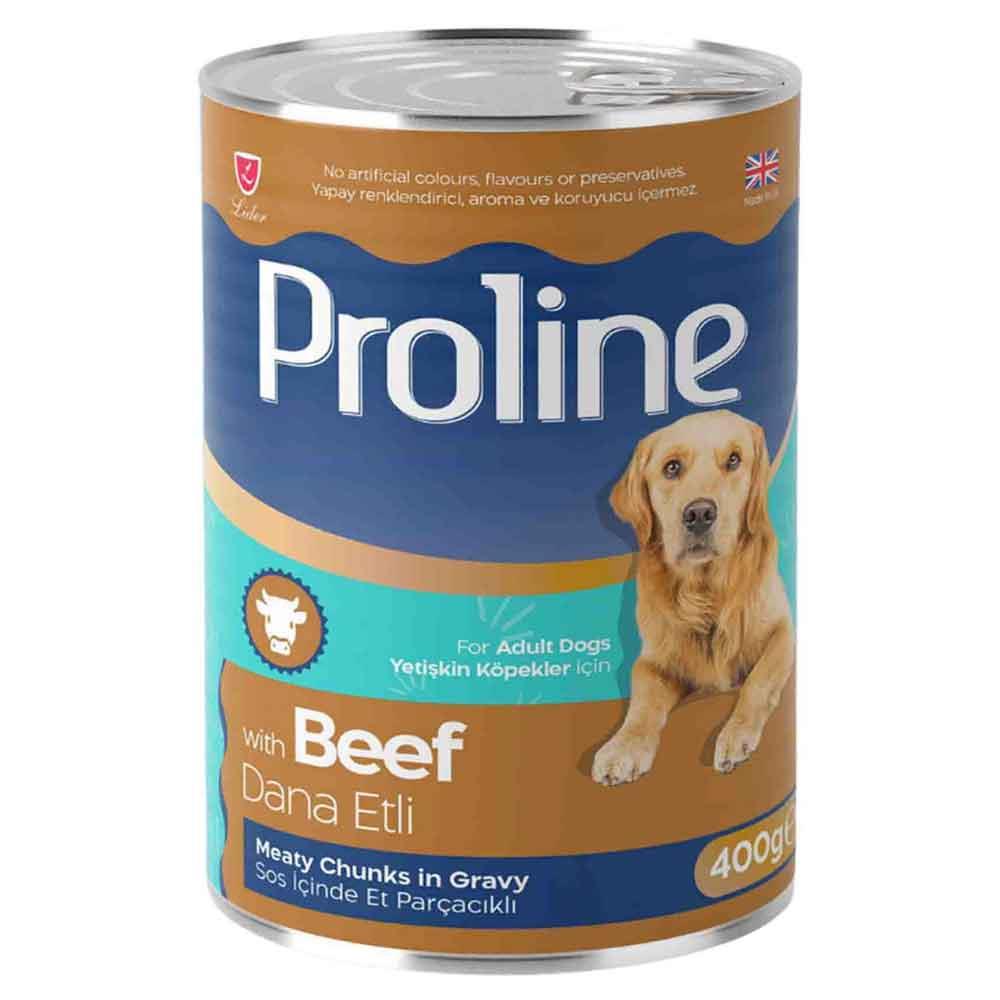 Pro Line Dana Etli Yetişkin Köpek Konservesi 400 Gr 8698995031929 Amazon Pet Center
