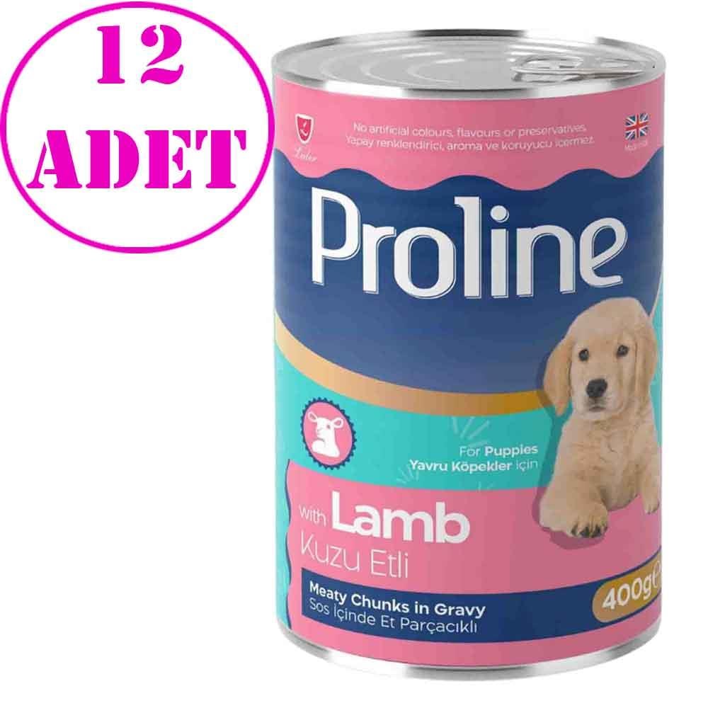 Pro Line Kuzu Etli Yavru Köpek Konserve Maması 400 Gr 12 AD 20575007 Amazon Pet Center