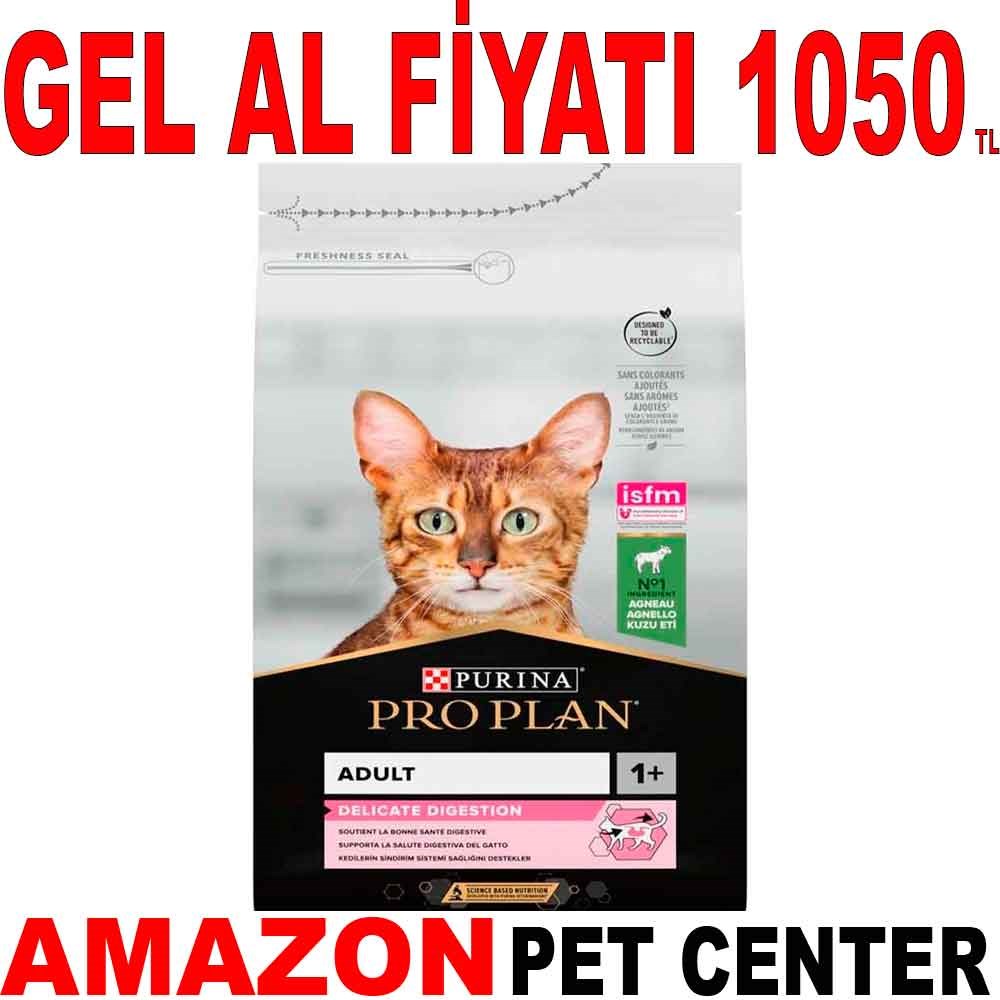Pro Plan Delicate Kuzu Etli Kedi Maması 1.5 Kg Gel Al 18157000 Amazon Pet Center