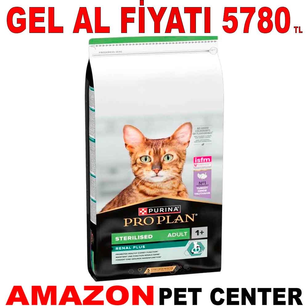 Pro Plan Renal Plus Hindili Kısırlaştırılmış Kedi Maması 14 Kg Gel Al 35015307 Amazon Pet Center