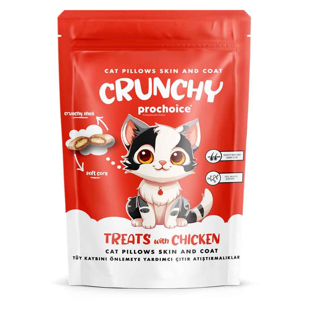 Prochoice Kedi Ödülü Crunchy Tavuklu Skin & Coat 60 Gr 8681465609421 Amazon Pet Center