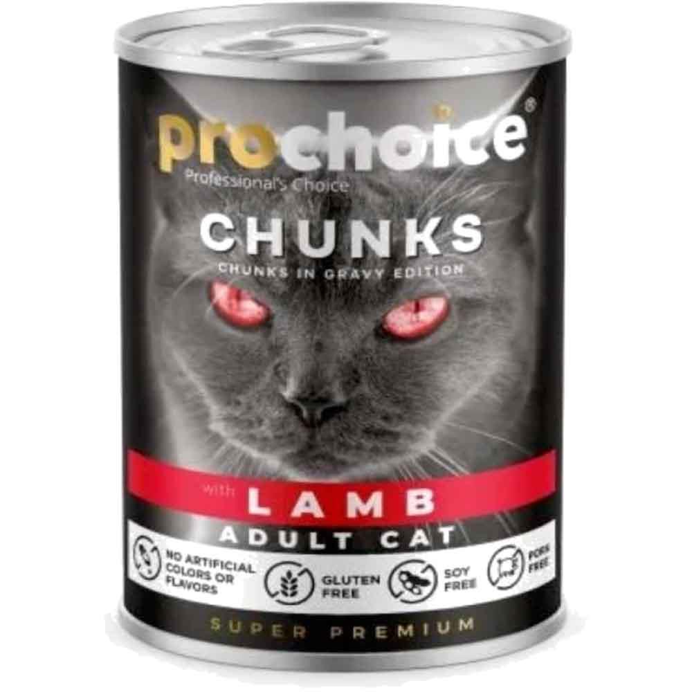 ProChoice Kuzu Etli Parçalı Gravy Kedi Konservesi 400 Gr 8681465605980 Amazon Pet Center