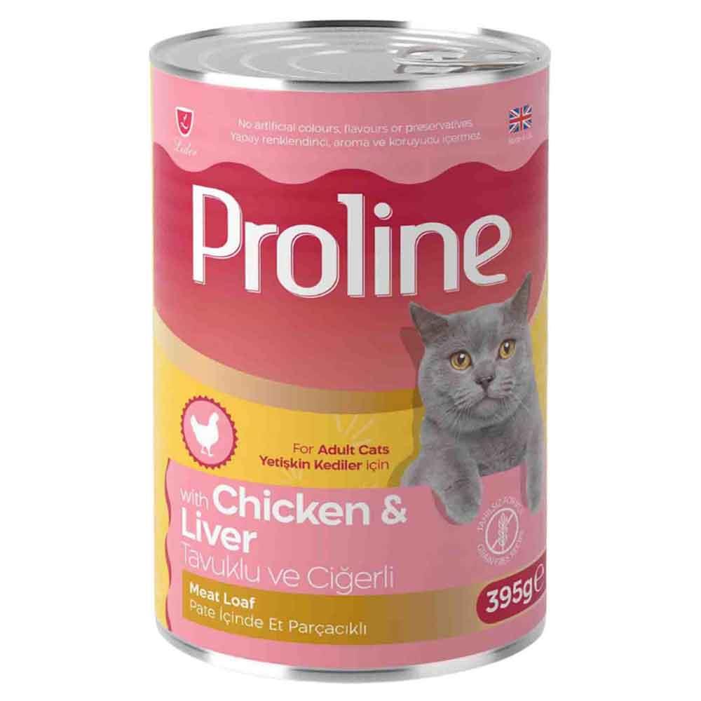 Proline Kedi Konserve Maması Tavuklu ve Ciğerli 400 Gr 8698995032025 Amazon Pet Center