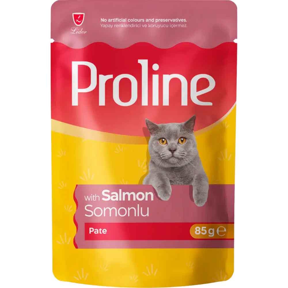 Proline Pate Somonlu Kedi Pouch Yaş Mama 85 Gr 8698995033275 Amazon Pet Center