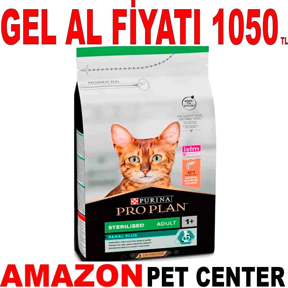 Proplan Sterilised Somonlu Kedi Maması 1.5 Kg Gel Al 18153002 Amazon Pet Center
