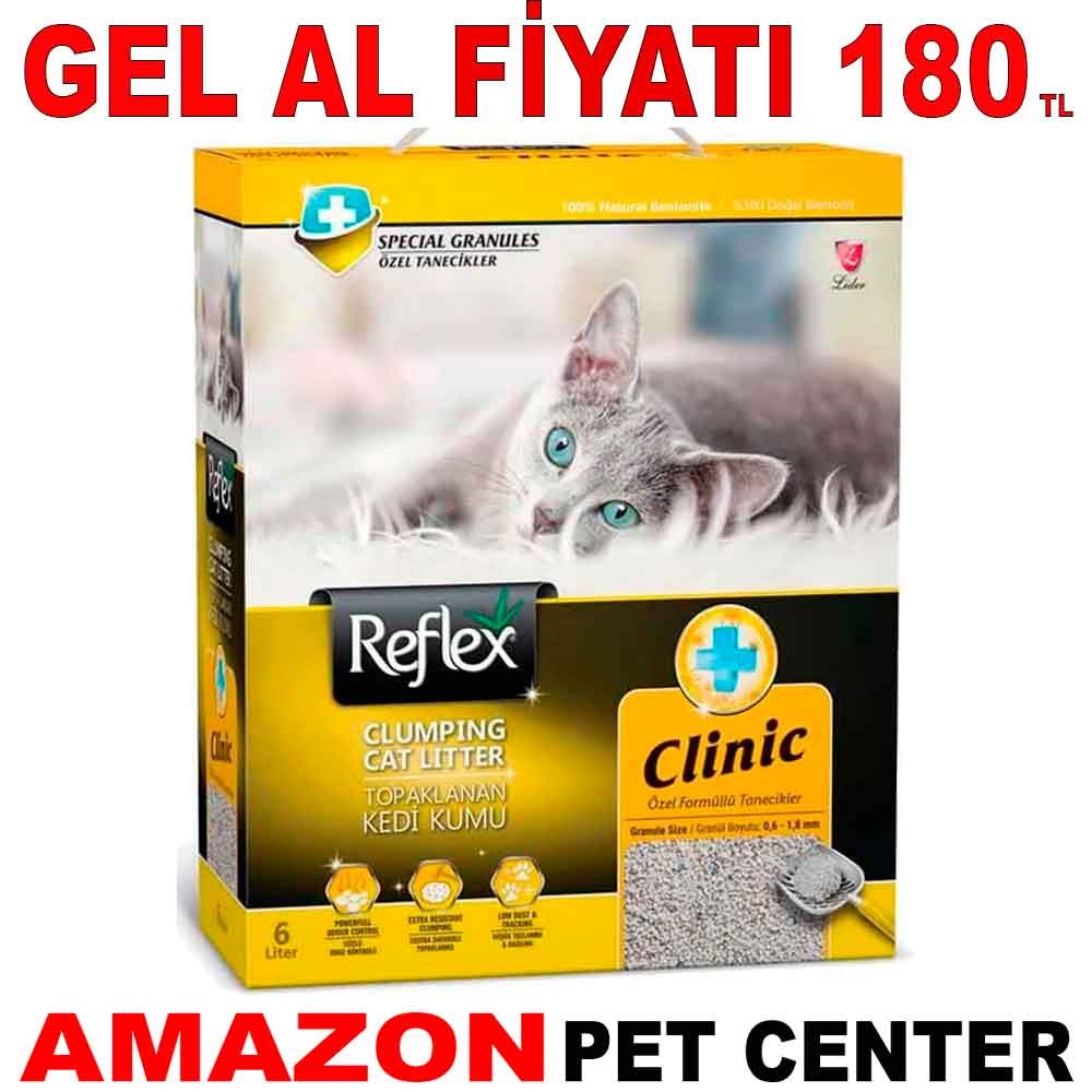 Reflex Klinik Topaklanan Kedi Kumu 6 Lt Gel Al 18923001 Amazon Pet Center