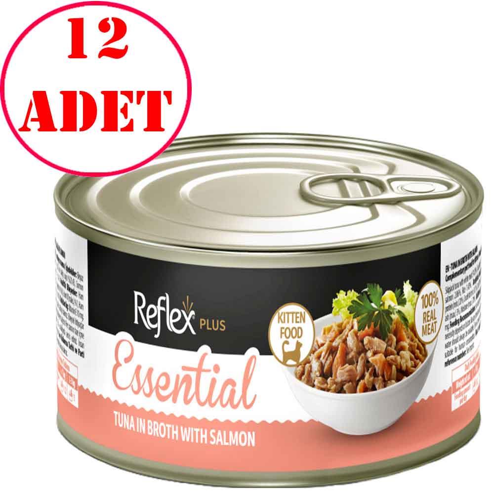 Reflex Plus Essential Kitten Somonlu Yavru Kedi Konservesi 70 Gr 12 AD 32118551 Amazon Pet Center