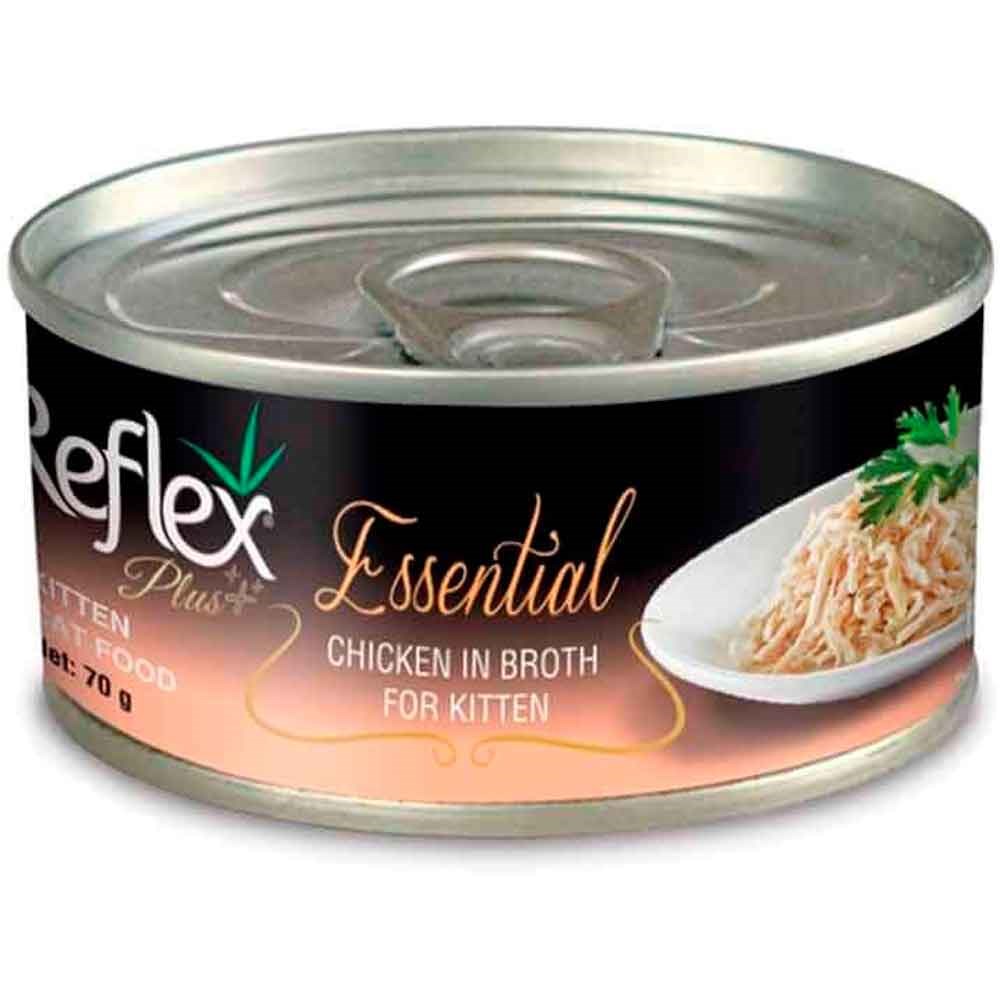 Reflex Plus Essential Yavru Kedi Konservesi Tavuklu 70 Gr 8698995027137 Reflex Plus Yetişkin Kedi Konserve Mamaları Amazon Pet Center