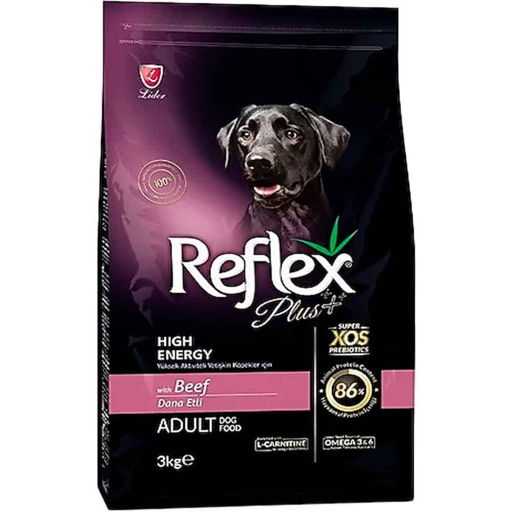 Reflex Plus High Energy Dana Etli Köpek Maması 3 Kg 8698995003506 Amazon Pet Center