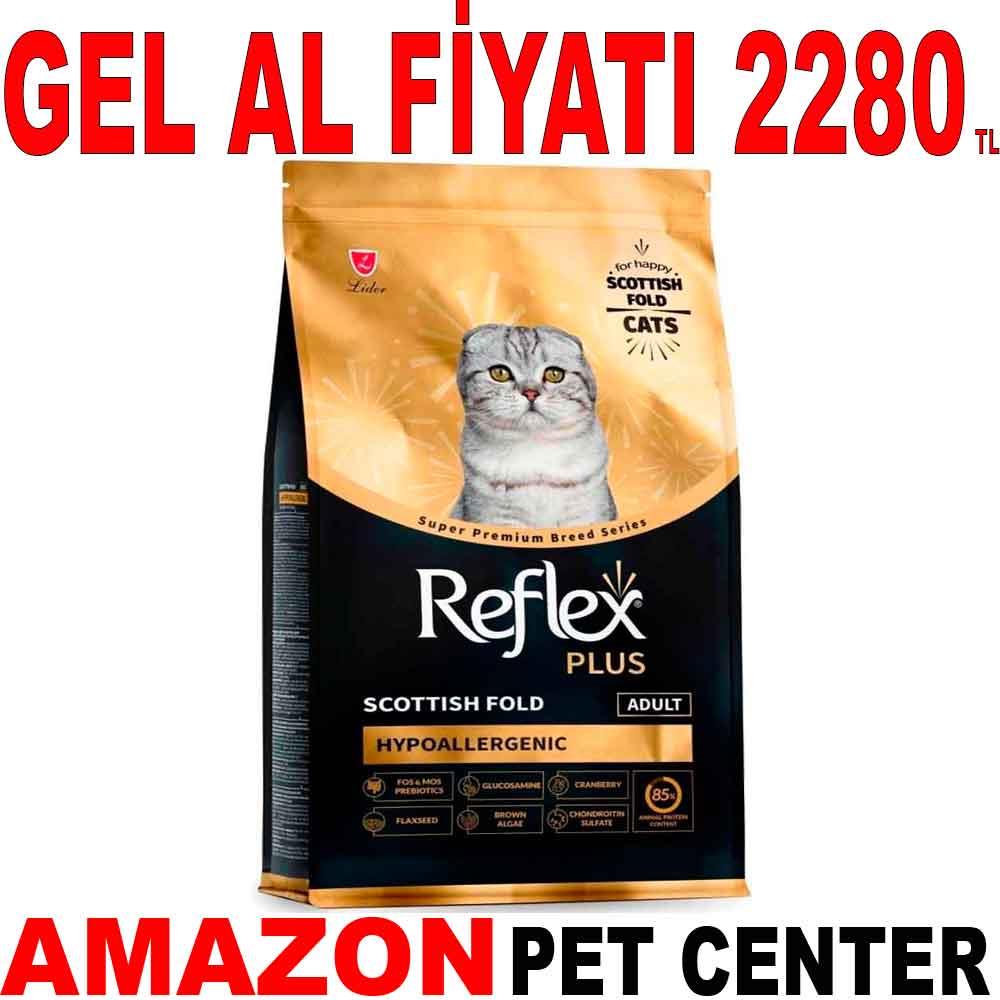 Reflex Plus Hipoalerjenik Scottish Fold Kedi Maması 8 Kg Gel Al 35004585 Amazon Pet Center