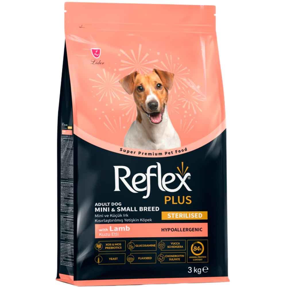 Reflex Plus Kısırlaştırılmış Köpek Maması Kuzu Etli Küçük Irk 3 Kg 8698995034685 Amazon Pet Center