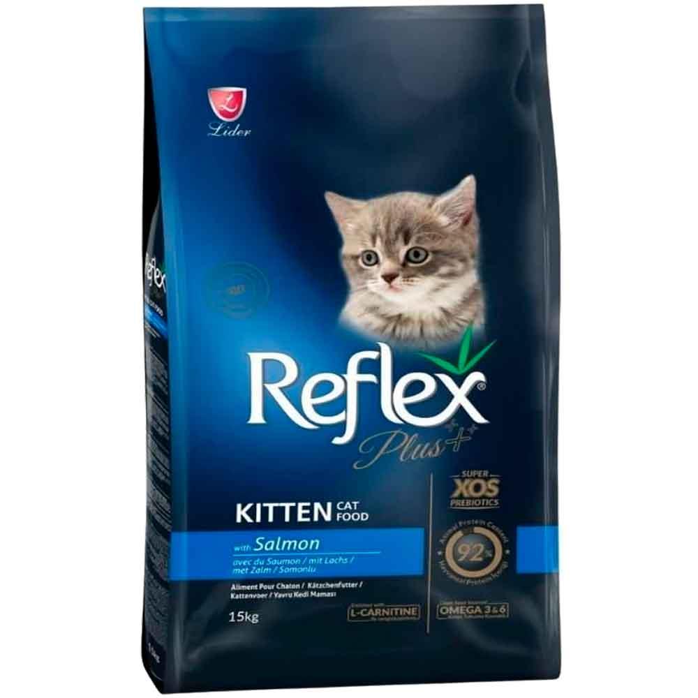 Reflex Plus Kitten Somonlu Yavru Kedi Maması 15 Kg 8698995030632 Amazon Pet Center