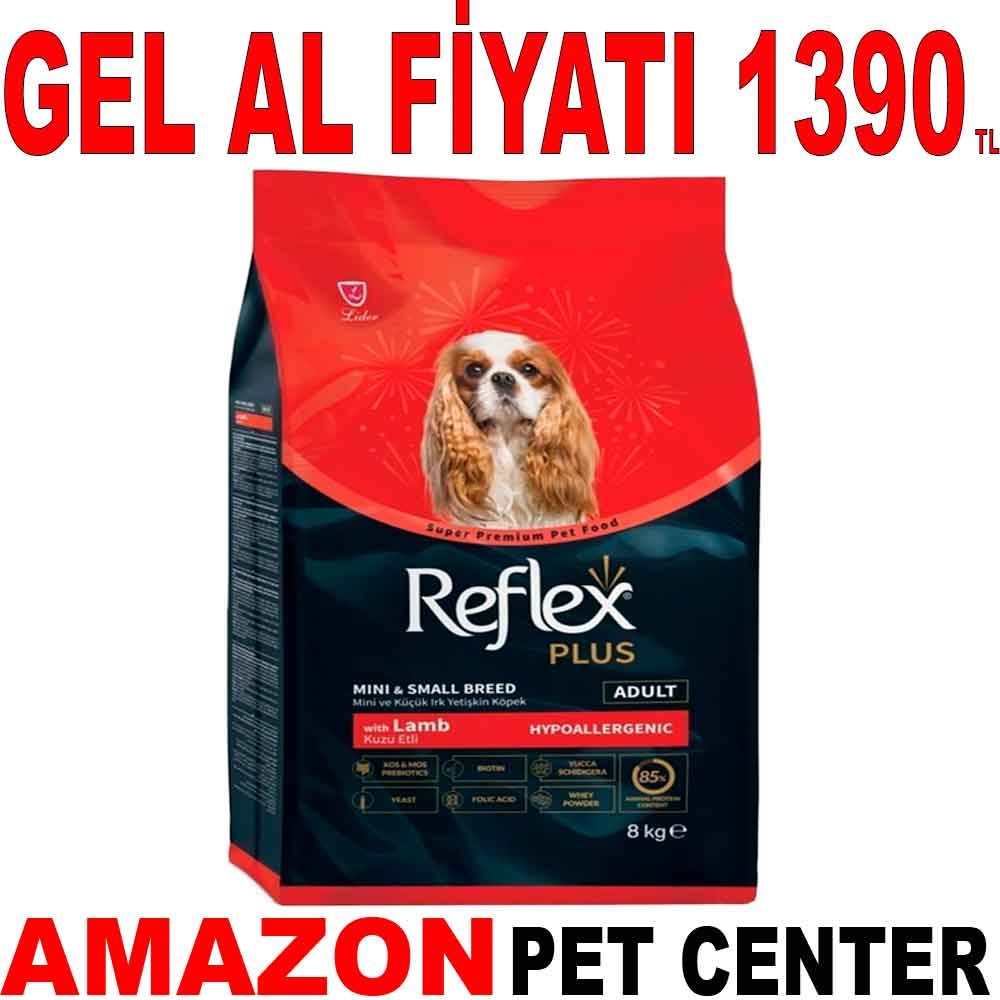 Reflex Plus Küçük Irk Kuzu Etli Köpek Maması 8 Kg Gel Al 19060002 Amazon Pet Center