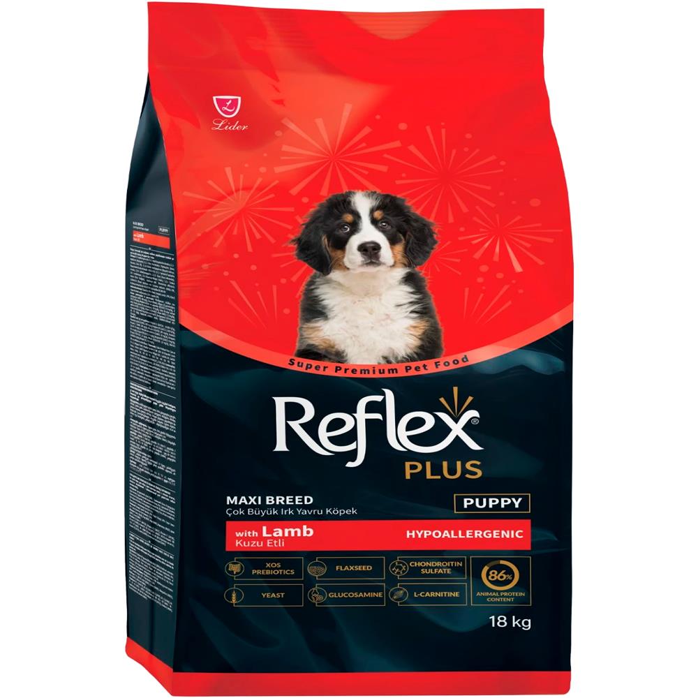 Reflex Plus Kuzu Etli Yavru Köpek Maması 18 Kg 8698995030113 Amazon Pet Center