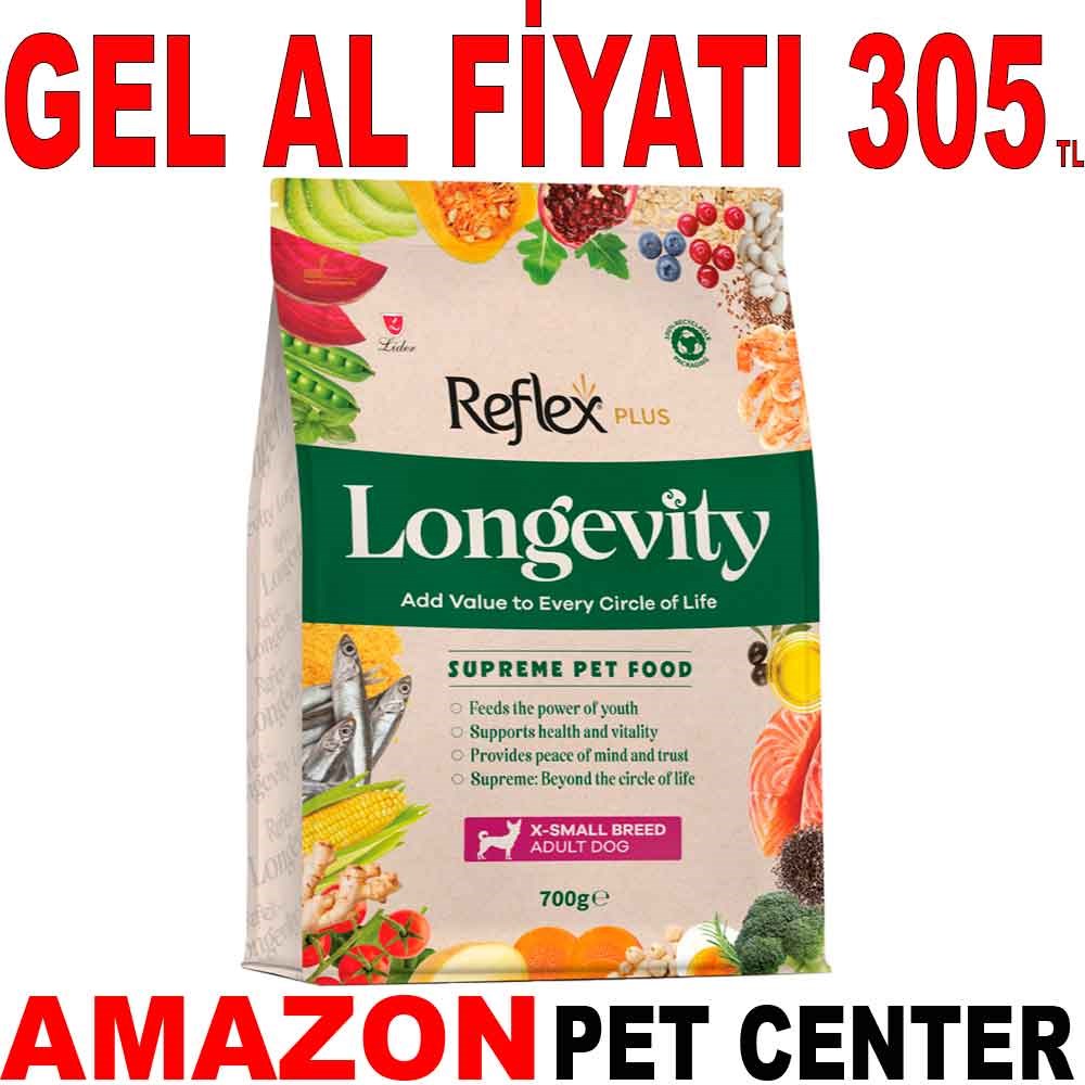 Reflex Plus Longevity Hipoalerjenik Çok Küçük Irk Yetişkin Köpek Maması 700 Gr Gel Al 35008514 Amazon Pet Center