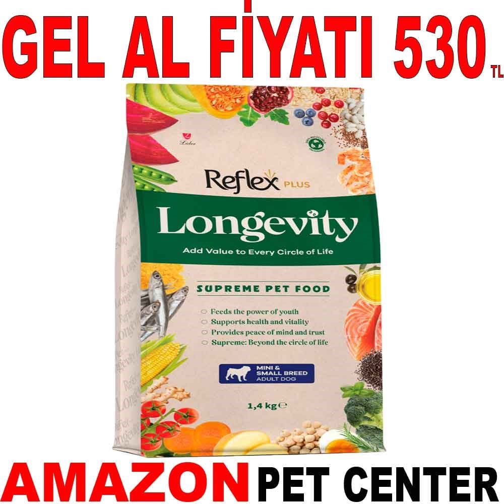 Reflex Plus Longevity Hipoalerjenik Mini ve Küçük Irk Yetişkin Köpek Maması 1,4 Kg Gel Al 35008538 Amazon Pet Center