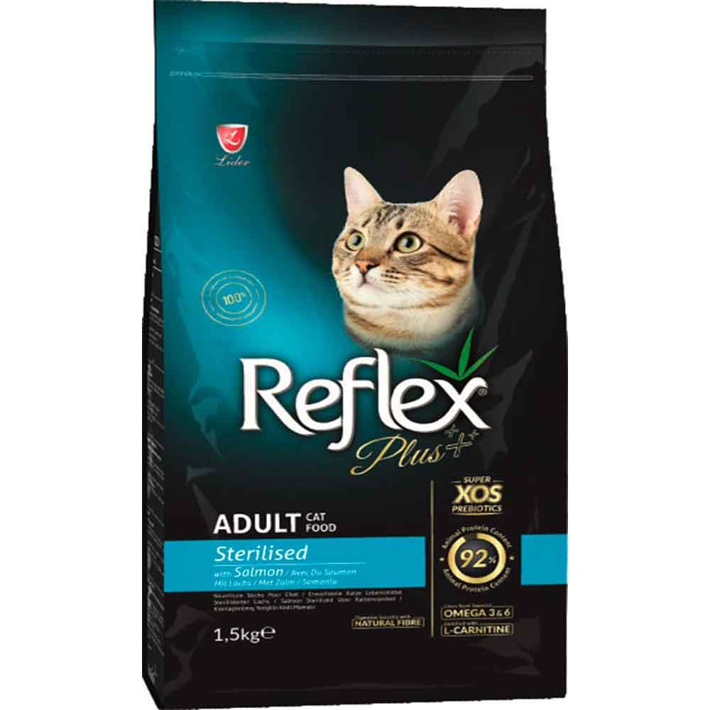 Reflex Plus Somonlu Kısırlaştırılmış Kedi Maması 1,5 Kg 8698995027199 Amazon Pet Center