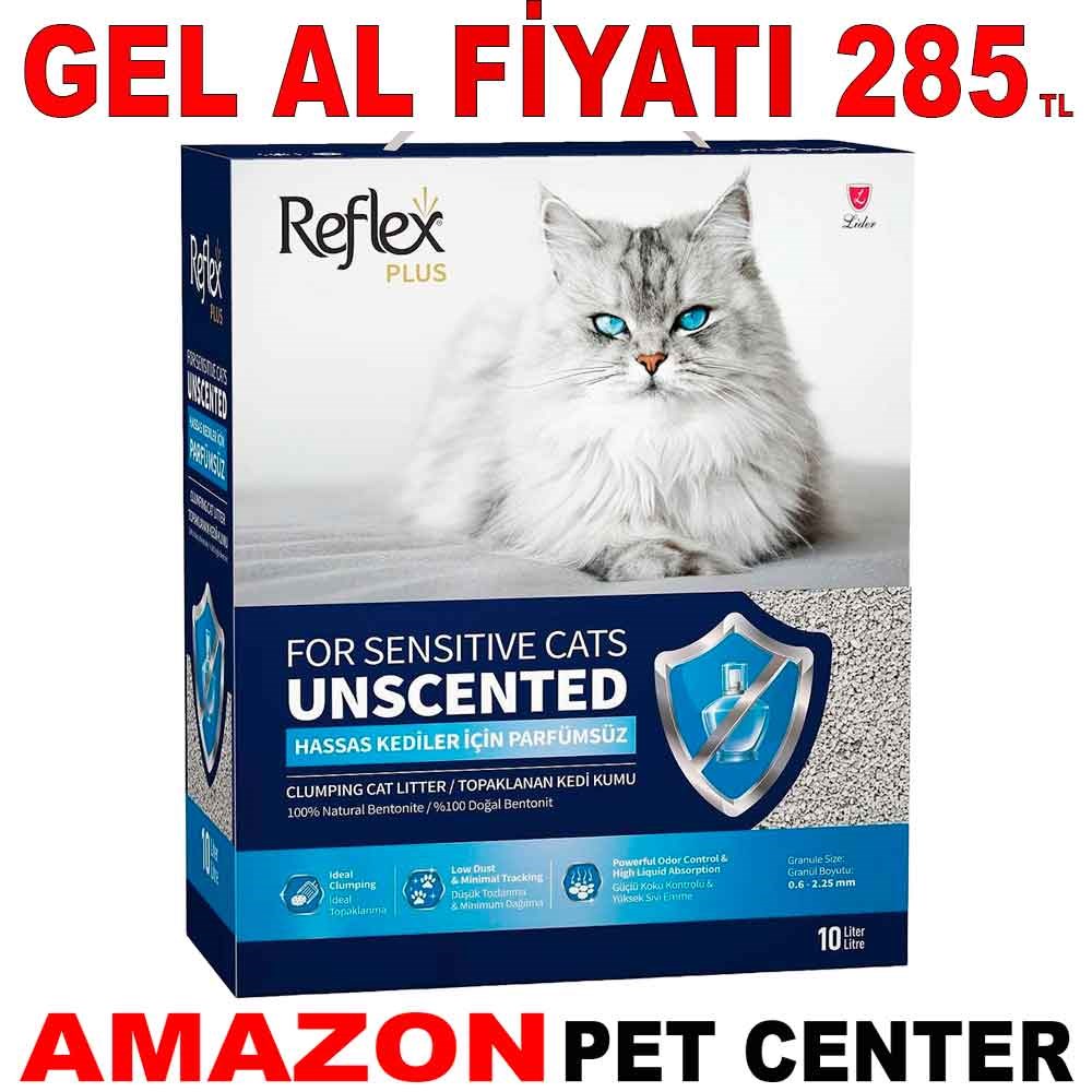 Reflex Sensitive Kokusuz Kedi Kumu 10 Lt Gel Al 18927009 Amazon Pet Center