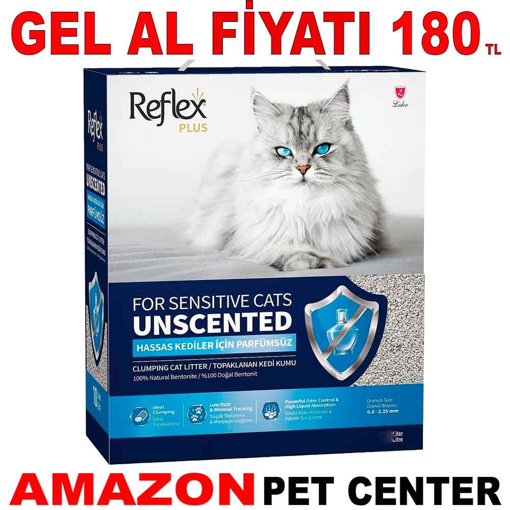 Reflex Sensitive Kokusuz Kedi Kumu 6 Lt Gel Al 18694000 Amazon Pet Center