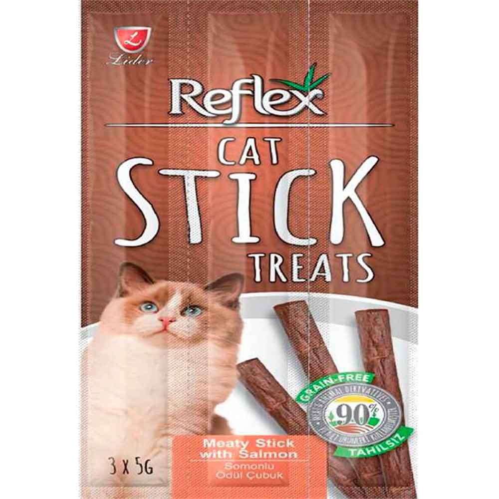 Reflex Somonlu Kedi Ödül Çubuğu 5 Gr 3 Lü 8698995012720 Reflex Kedi Ödülleri Amazon Pet Center