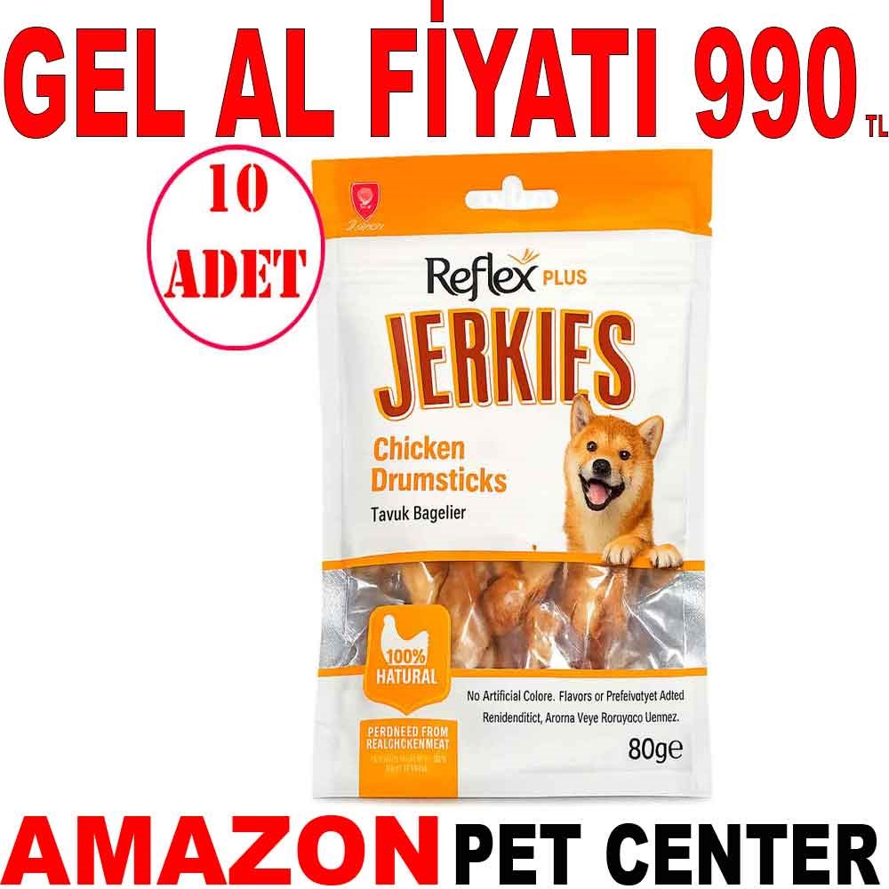 Reflex Tavuklu Baget Köpek Ödül Maması 80gr 10 AD Gel Al 19690001 Amazon Pet Center