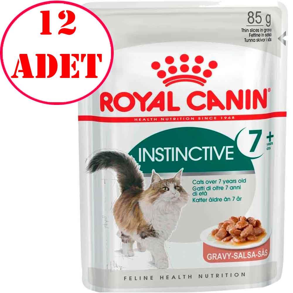Royal Canin Instinctive +7 Gravy Yaşlı Kedi Konservesi 85 Gr 12 AD 32109054 Amazon Pet Center