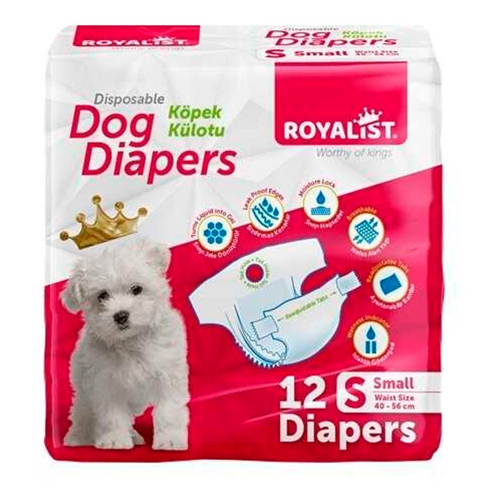 Royalist Köpek Alt Bağlama Bezi Small 40-56 cm 12 Adet 8682291402323 Amazon Pet Center