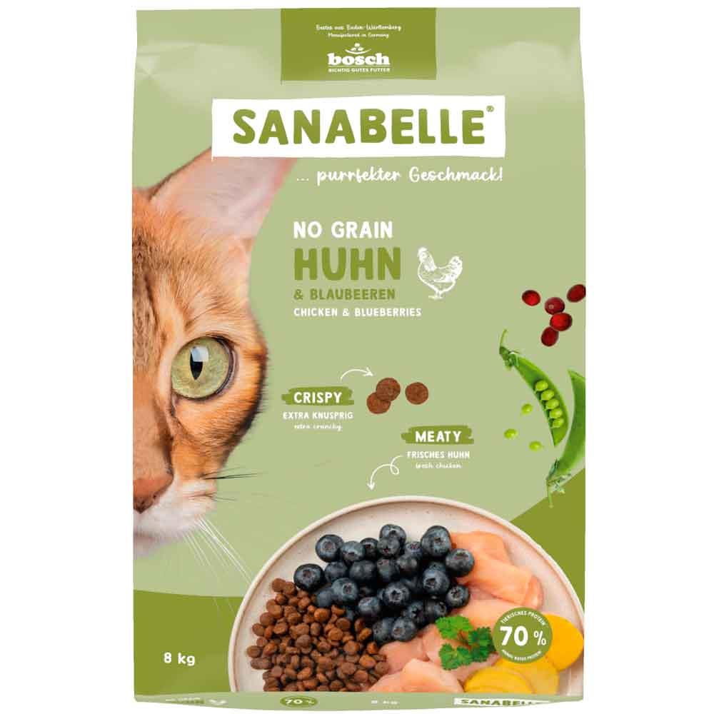 Sanabelle No Grain Tavuklu Yaban Mersinli Kedi Maması 8 Kg 4015598025874 Amazon Pet Center