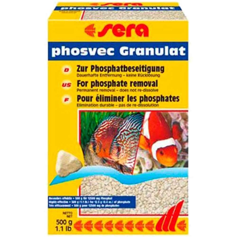 Sera Phosvec Granulat 500 gr 4001942084154 Sera Akvaryum Filtre Malzemeleri Amazon Pet Center