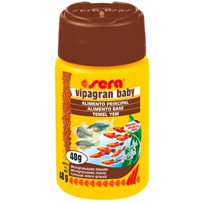 Sera Vipagran Baby Granül Yavru Balık Büyütme Yemi 100 ml 4001942007054 Sera Tatlı Su Akvaryumu Balık Yemleri Amazon Pet Center