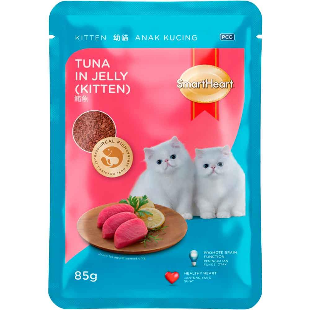 Smart Heart Yavru Kedi Konservesi Jöle İçinde Ton Balıklı 85 Gr 8850477013278 Amazon Pet Center