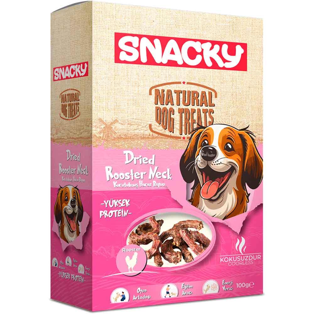 Snacky Köpek Ödülü Kurutulmuş Horoz Boyunu 100 Gr 4'lü Paket 8682631204624 Amazon Pet Center