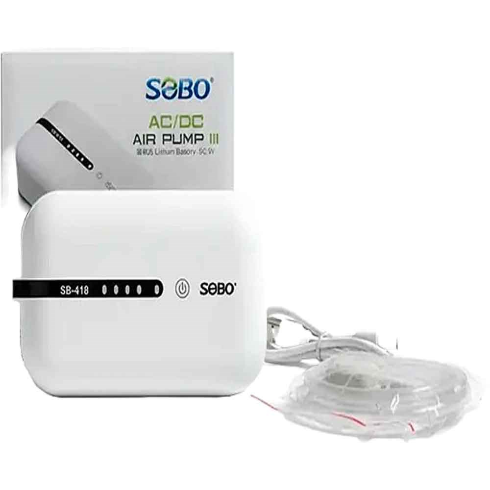 Sobo USB Şarjlı Tek Çıkışlı Hava Motoru AC/DC 1W 3L/Min SB-418 6925394821045 Amazon Pet Center