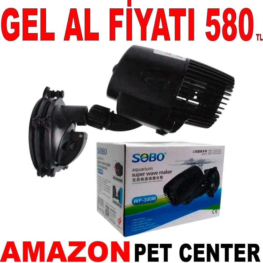 Sobo WP-300M Akvaryum Dalga Sirkülasyon Motoru 10W 7500 LT Gel Al 35009504 Amazon Pet Center