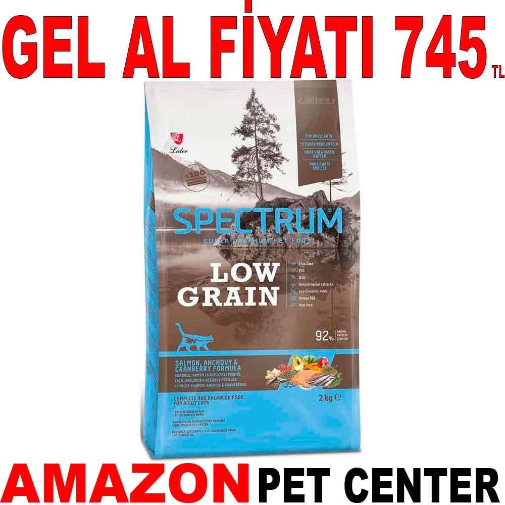 Spectrum Kedi Maması Somonlu Hamsili Yaban Mersinli 2 Kg 18964004 Amazon Pet Center