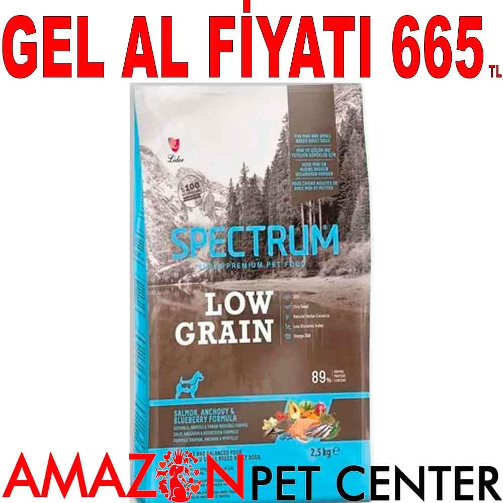 Spectrum Somonlu Hamsili Yaban Mersinli Köpek Maması 2.5 Kg 18951004 Amazon Pet Center