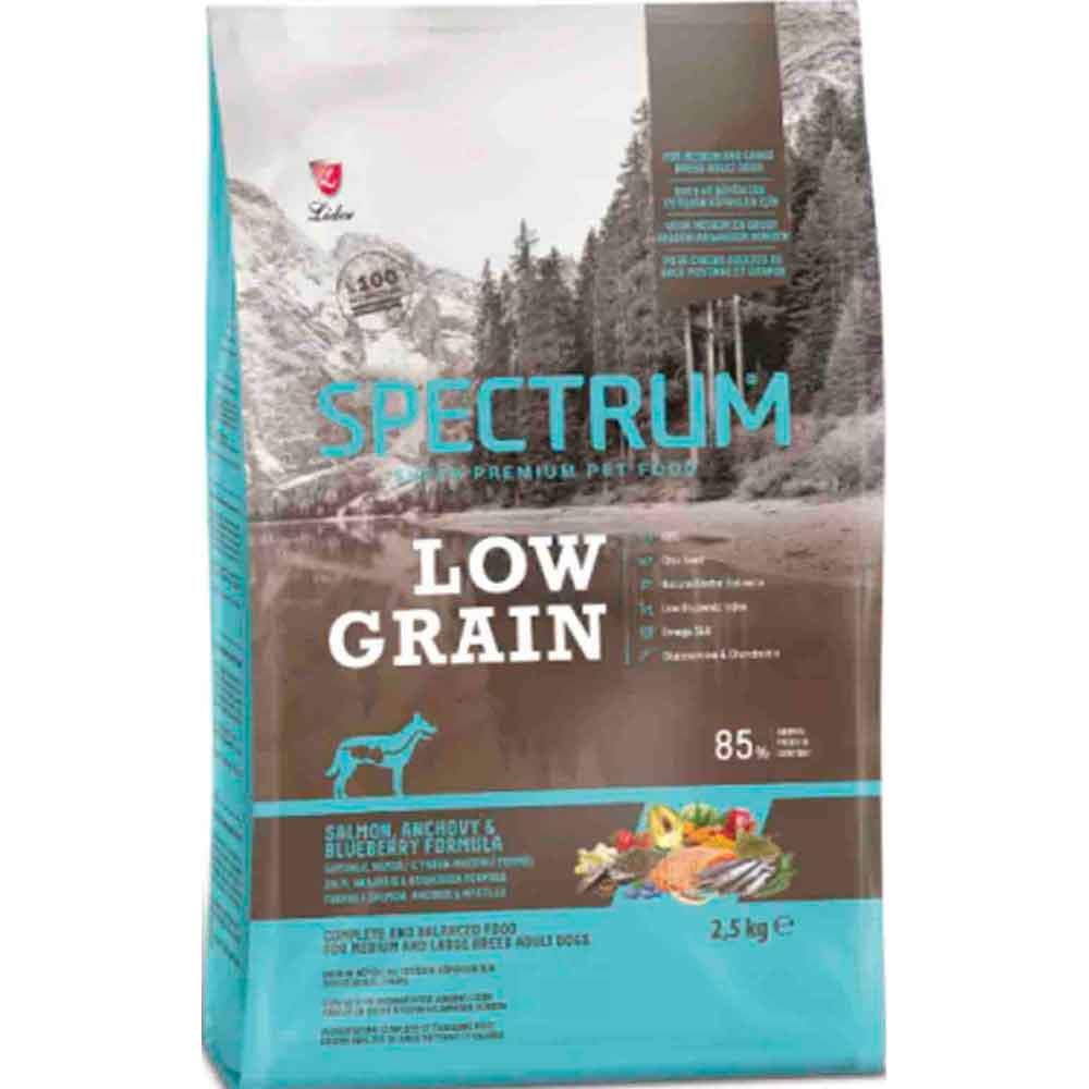 Spectrum Somonlu Hamsili Yaban Mersinli Orta Irk Köpek Maması 2.5 Kg 8698995027731 Amazon Pet Center