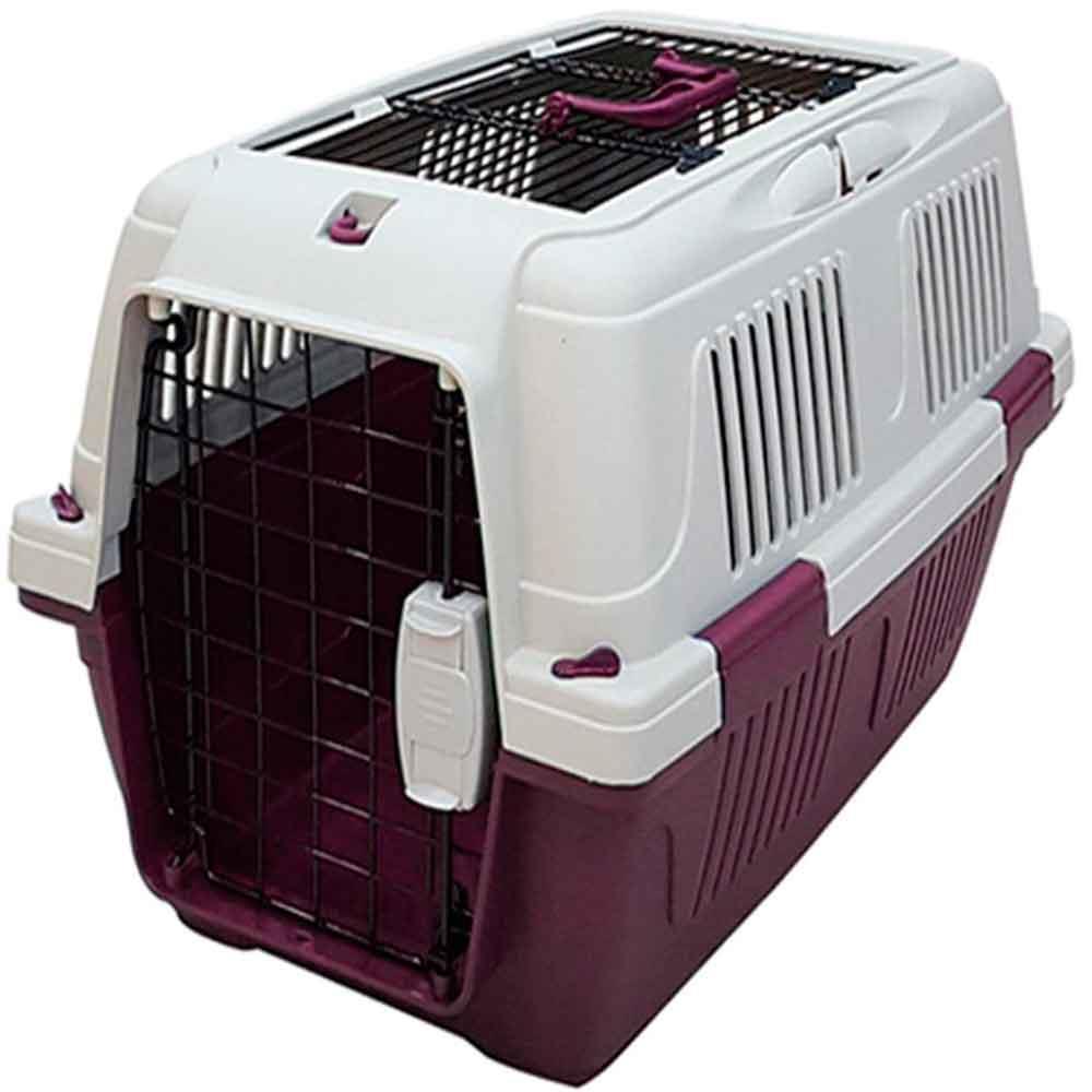 Strong Üstten Açılabilir Köpek Taşıma Çantası 57x37x35cm (Bordo) 1783000156234 Amazon Pet Center