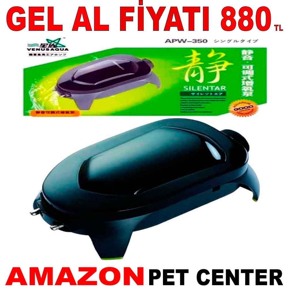 Venus Aqua Çift Çıkışlı Hava Motoru APW350 Gel Al 35015222 Amazon Pet Center